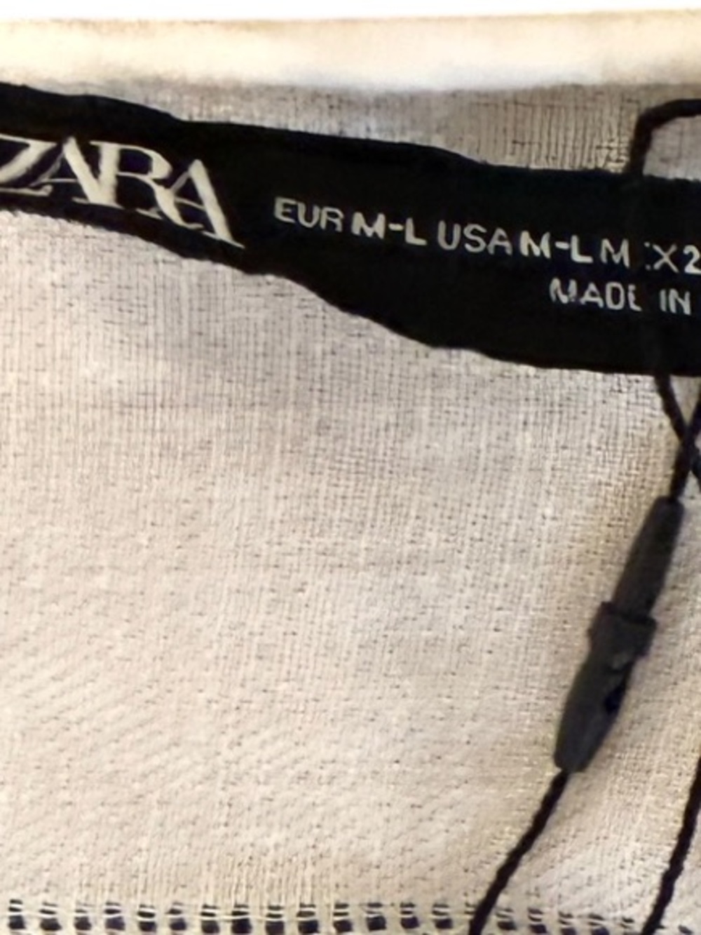 ZARA New Kaftan Maxi Beach Dress Oversized Flowing V-neck Beaded  Embellishment - Picture 3 of 11
